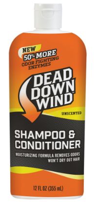 Picture of Dead Down Wind 121218 Shampoo/Body Wash Odor Eliminator Unscented Scent 12 Oz Bottle 