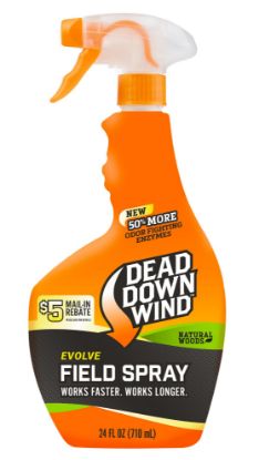 Picture of Dead Down Wind 1392418 Evolve Field Spray Cover Scent Natural Woods Scent 24 Oz Trigger Spray 