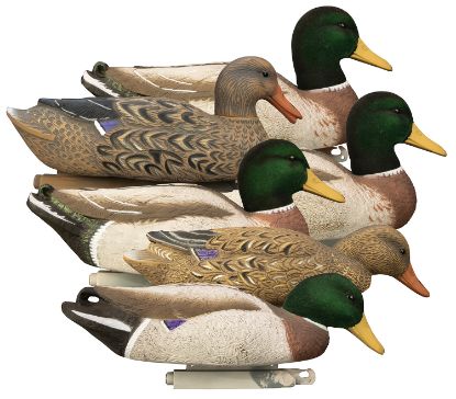 Picture of Higdon Outdoors 17053 Magnum Floaters Mallard Species Multi Color Foam Filled 6 Pack 