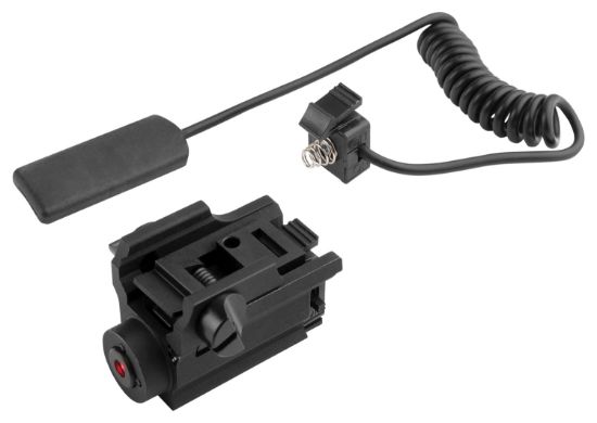 Picture of Iprotec 6081 Rmlsr Rail-Mount Firearm Laser Black Red Laser 