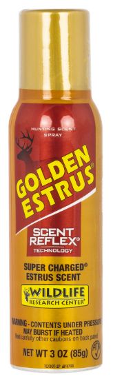 Picture of Wildlife Research 4043 Golden Estrus Scent Reflex Deer Attractant Doe In Estrus Scent 3 Oz Aerosol 