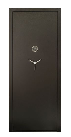 Picture of Snapsafe 75416 Vault Door In-Swing Black 12 Gauge Steel 32.80"W X 81"H Access Code/Key Entry 