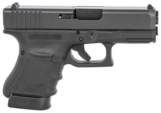 Picture of Glock Ug3050201 G30 Gen4 Subcompact 45 Acp 3.78" Barrel 10+1, Black Frame & Slide, Finger Grooved Rough Texture Grip, Modular Backstrap, Safe Action Trigger (Us Made) 