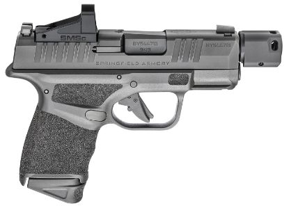 Picture of Springfield Armory Hc9389btospsmc Hellcat Rdp Micro-Compact 9Mm Luger 3.80" 13+1,11+1 Black Black Melonite Steel Slide Adaptive Textured Black Polymer Grip Includes Shield Smsc Red Dot 