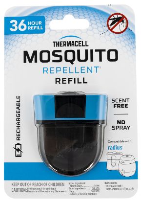 Picture of Thermacell Er136 Repellent Refill Black Effective 20 Ft Fits Rechargeable E-Series & Radius Zone Odorless Scent Repels Mosquito Effective Up To 36 Hrs 