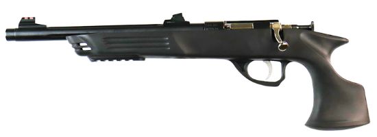 Picture of Crickett Ksa693 Adult Pistol 22 Lr 1Rd 10.50" Blued Threaded Barrel W/Cap, Williams Fire Sights, Integrated Picatinny Accessory Rail, Synthetic Grip, Rebounding Firing Pin Safety 