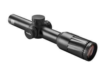 Picture of Eotech Vdu18sfhc3 Vudu Sfp Black Anodized 1-8X 24Mm 30Mm Tube 24Mm Tube Illuminated Hc3 Moa Reticle Features Throw Lever 