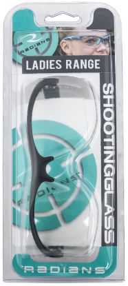 Picture of Radians Ws2310cs Ladies Range Eyewear Women Clear Lens Gray With Aqua Accents Frame 