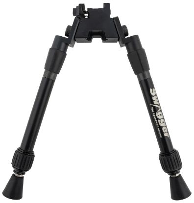 Picture of Swagger Swagbpsea12 Sea12 Extreme Angle Bipod With Black Finish, Picatinny Attachment & 9-12" Vertical Adjustment 