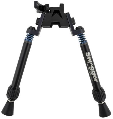 Picture of Swagger Swagbpsfr10 Sfr10 Flex To Rigid Qd Bipod With Black Finish, Picatinny Attachment & 6-10.50" Vertical Adjustment 