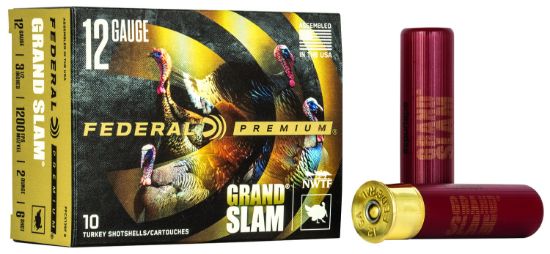 Picture of Federal Pfcx139f6 Premium Grand Slam 12 Gauge 3.50" 2 Oz 6 Shot 10 Per Box/ 25 Case 