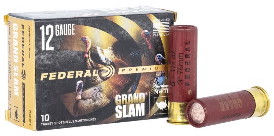 Picture of Federal Pfcx157f5 Premium Grand Slam 12 Gauge 3" 1 3/4 Oz 5 Shot 10 Per Box/ 25 Cs 