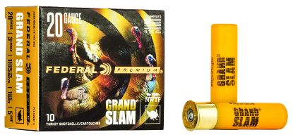 Picture of Federal Pfcx258f5 Premium Grand Slam 20 Gauge 3" 1 5/16 Oz 5 Shot 10 Per Box/ 25 Case 