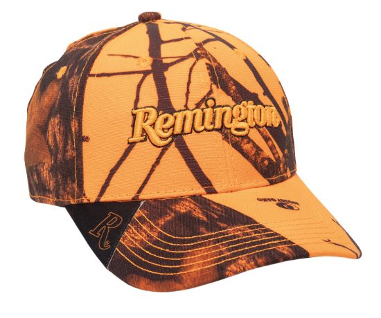 Picture of Outdoor Cap Rm46l Remington Cap Cotton Twill Mossy Oak Break-Up Blaze Structured Osfa 