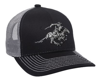 Picture of Outdoor Cap Win46b Winchester Cap Cotton Twill Black/Light Gray Structured Osfa 