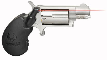 Picture of North American Arms 22Msvl Mini-Revolver 22 Wmr 5 Shot 1.13" Barrel, Overall Stainless Steel Finish, Black Polymer Grip Includes Viridian Laser 