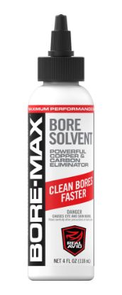 Picture of Real Avid Avbmbs4l Bore-Max Solvent Removes Carbon, Powder, Lead, Plastic Fouling 4 Oz Bottle 