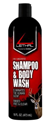 Picture of Lethal 94256716Z Shampoo/Body Wash Odor Eliminator Odorless Scent Concentrate 16 Oz Squeeze Bottle 