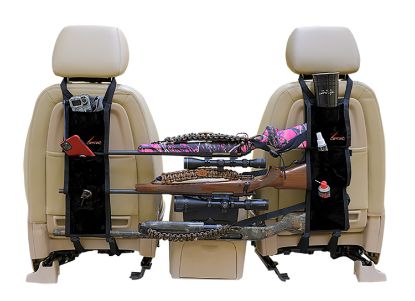 Picture of Lethal 9552B671 Back Seat Gun Sling Black Heavy Duty Water Resistant Fabric Holds Up To 3 Guns With Or Without Scope 