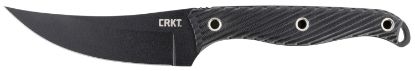 Picture of Crkt 2709 Clever Girl 4.60" Fixed Plain Black Powder Coated Sk-5 Steel Blade/ Black G10 Handle Includes Sheath 