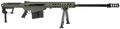 Picture of Barrett 14555 M107a1 50 Bmg 10+1 29" Chrome-Lined Fluted Barrel, Od Green Cerakote Aluminum Receiver, Od Green Fixed Stock W/Thermal-Guard Cheek Piece & Sorbothane Recoil Pad, Optics Ready 