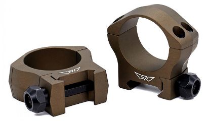 Picture of Warne 7213Bb Scope Rings Mountain Tech Burnt Bronze 30Mm Low 0 Moa 