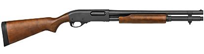 Picture of Remington Firearms (New) R81197 870 Home Defense 12 Gauge Pump 3" 6+1 18.50" Matte Blued Steel Barrel & Receiver, Satin Hardwood Fixed Stock, Right Hand 