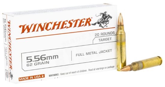 Picture of Winchester Ammo Usa5562 Usa 5.56X45mm Nato 62 Gr Full Metal Jacket 20 Per Box/ 50 Case 