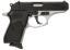 Picture of Bersa T380dt8 Thunder Micro-Compact Frame 380 Acp 8+1, 3.50" Steel Barrel, Matte Black Serrated Steel Slide, Satin Nickel Aluminum Frame 