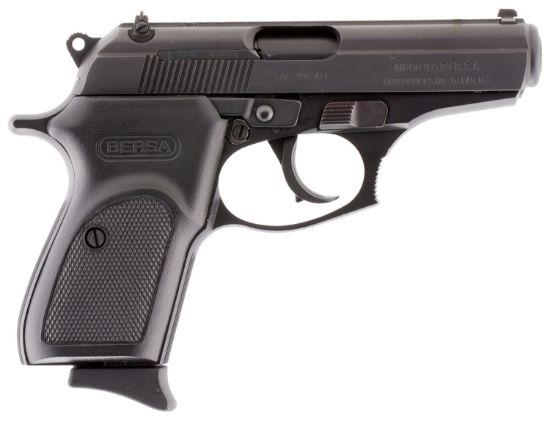 Picture of Bersa T380m8 Thunder Micro-Compact Frame 380 Acp 8+1, 3.50" Black Steel Barrel, Matte Black Serrated Steel Slide & Aluminum Frame 