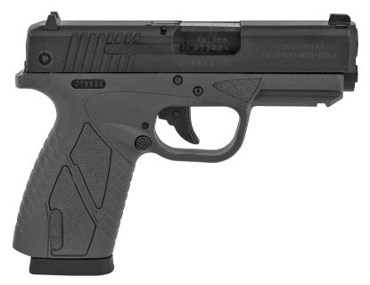 Picture of Bersa Bp9grcc Bpcc Sub-Compact Frame 9Mm Luger 8+1, 3.30" Black Steel Barrel, Matte Black Serrated Steel Slide, Gray Polymer Frame W/Picatinny Rail 