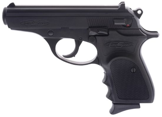 Picture of Bersa Fs380m Firestorm *Ca Compliant Micro-Compact Frame 380 Acp 7+1, 3.50" Black Steel Barrel, Matte Black Serrated Steel Slide, Aluminum Frame W/Beavertail 