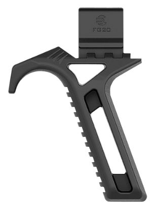 Picture of Recover Tactical Fg20-01 Fg20 Black Polymer Angled Grip Compatible With 20/20N, 20/21, 20/22 & 20/80 Stabilizers 