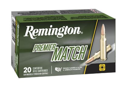 Picture of Remington Ammunition 21201 Premier Match 224 Valkyrie 90 Gr Sierra Matchking Bthp 20 Per Box/ 10 Cs 