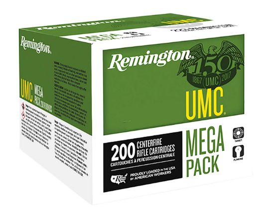 Picture of Remington Ammunition 20107 Umc Mega Pack 300 Blackout 150 Gr Full Metal Jacket 200 Per Box/ 1 Cs 