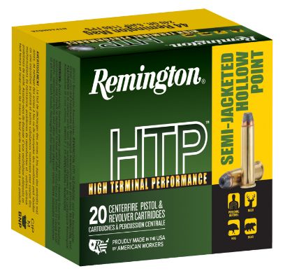 Picture of Remington Ammunition 23010 Htp 44 Rem Mag 240 Gr Semi Jacketed Hollow Point 20 Per Box/ 25 Case 