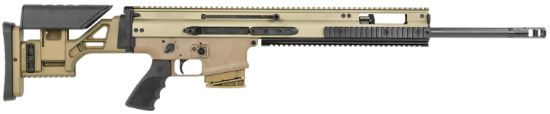 Picture of Fn 381005432 Scar 20S Nrch 6.5 Creedmoor 10+1 20" Black Steel Barrel, Flat Dark Earth Anodized Picatinny Rail Aluminum Receiver, Flat Dark Earth Synthetic Adjustable Stock, Black Hogue Rubber Grip 