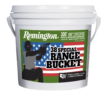 Picture of Remington Ammunition 23669 Umc Range Bucket 38 Special 130 Gr Full Metal Jacket 300 Per Box/ 4 Case 