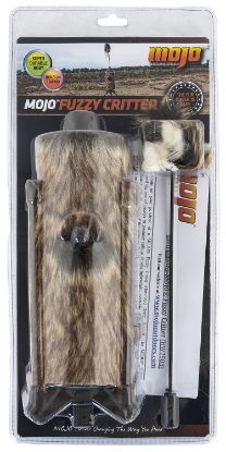 Picture of Mojo Outdoors Hw2508 Fuzzy Critter Predator Species Brown Features Built-In Tripod 