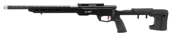 Picture of Savage Arms 70556 B22 Precision Lite Bolt 22 Wmr 18" Carbon Fiber Wrapped Barrel 10+1 Black Rec Black Adjustable Mdt Aluminum Chassis Stock Black Polymer Grip Right Hand 