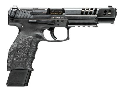 Picture of Hk 81000555 Vp9 Match Optic Ready 9Mm Luger 5.51" 20+1 (4) Black Polymer Frame & Grip With Black Steel Slide 