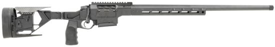 Picture of Seekins Precision 0011710105Blk Havak Hit Full Size 6.5 Prc 3+1 24" Black Threaded Barrel, Black Picatinny Rail Steel Receiver, Adjustable Folding Aluminum Chassis, Ar-Style Vertical Grip 