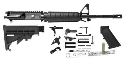 Picture of Del-Ton Inc Rkt100 Heavy Carbine Rifle Kit 5.56X45mm Nato 16" M4 Profile Chrome Moly Vanadium Barrel 7075-T6 Anodized Aluminum Receiver With A2 Flash Hider 