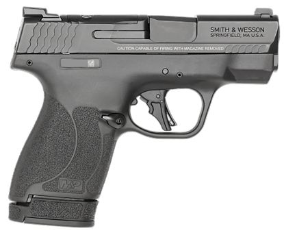 Picture of Smith & Wesson 13534 M&P Shield Plus Optic Ready Compact 9Mm Luger 10+1/13+1 3.10", Black, Optic Cut Slide, Polymer Frame, Tritium Sights (No Thumb Safety) 