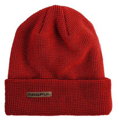 Picture of Magpul Mag1239-610 Watch Cap Waffle Beanie Red Acrylic/Wool Osfa 