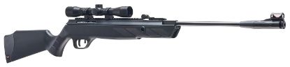 Picture of Rws/Umarex 2280203 Airem 2 Combo 177 Pellet (1000 Fps) Overall Black Tnt Nitrogen Piston System, Fiber Optic Open Sights, All-Weather Synthetic Stock Includes 4X32mm Scope & Rings 