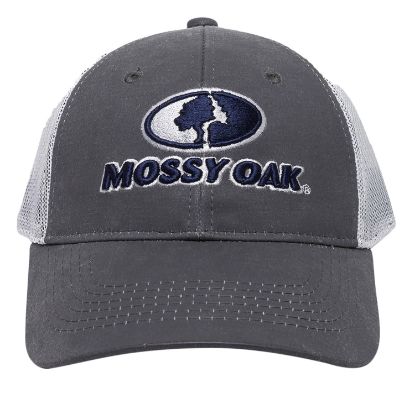 Picture of Outdoor Cap Mofs46b Mossy Oak Charcoal/White Adjustable Snapback Osfa Heavy Structured 