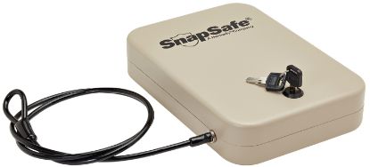 Picture of Snapsafe 752102325 Snapsafe Lock Box Xl Key Entry Flat Dark Earth Steel 