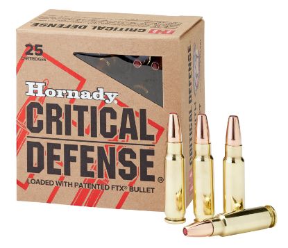 Picture of Hornady 90000 Critical Defense 5.7X28mm 40 Gr Flex Tip Expanding 25 Per Box/ 10 Case 