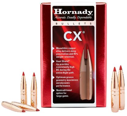 Picture of Hornady 243704 Cx 6Mm 80 Gr Copper Solid/ 50 Per Box 